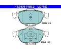 Sada brzdovch destiek ATE ‐ AT LD7159