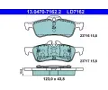 Sada brzdovch destiek ATE ‐ AT LD7162