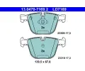 Sada brzdovch destiek ATE ‐ AT LD7169