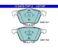 ATE Sada brzdovch destiek Ceramic ‐ AT LD7187