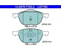 Sada brzdovch destiek ATE ‐ AT LD7193