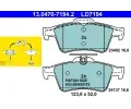 Sada brzdovch destiek ATE ‐ AT LD7194