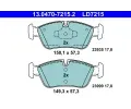 Sada brzdovch destiek ATE ‐ AT LD7215