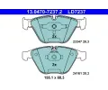 Sada brzdovch destiek ATE ‐ AT LD7237