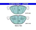 Sada brzdovch destiek ATE ‐ AT LD7239