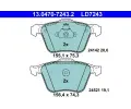 Sada brzdovch destiek ATE ‐ AT LD7243