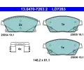 Sada brzdovch destiek ATE ‐ AT LD7263