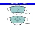 Sada brzdovch destiek ATE ‐ AT LD7266