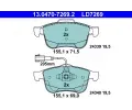 Sada brzdovch destiek ATE ‐ AT LD7269