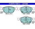 Sada brzdovch destiek ATE ‐ AT LD7284