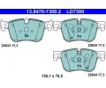 Sada brzdovch destiek ATE ‐ AT LD7300