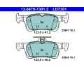 Sada brzdovch destiek ATE ‐ AT LD7301