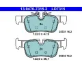 Sada brzdovch destiek ATE ‐ AT LD7315