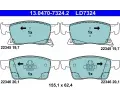 Sada brzdovch destiek ATE ‐ AT LD7324