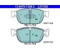 Sada brzdovch destiek ATE ‐ AT LD7328