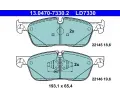 Sada brzdovch destiek ATE ‐ AT LD7330