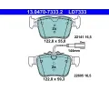 Sada brzdovch destiek ATE ‐ AT LD7333