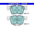 Sada brzdovch destiek ATE ‐ AT LD7339