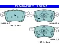 Sada brzdovch destiek ATE ‐ AT LD7347