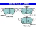 Sada brzdovch destiek ATE ‐ AT LD7352
