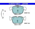 Sada brzdovch destiek ATE ‐ AT LD7355