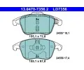 Sada brzdovch destiek ATE ‐ AT LD7356