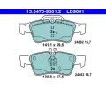 ATE Sada brzdovch destiek ATE Ceramic ‐ AT LD9001