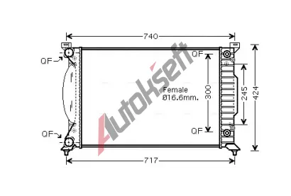 AVA QUALITY COOLING Chladi vody AVA AI2202, AI2202