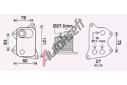 AVA QUALITY COOLING Chladi oleje AVA AI3420, AI3420