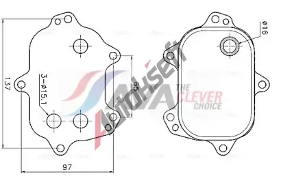 AVA QUALITY COOLING Chladi oleje AVA AI3456, AI3456