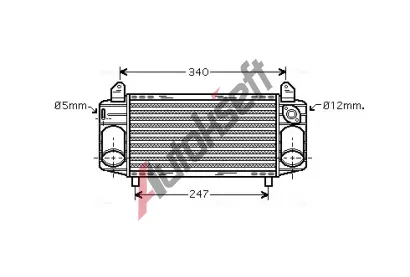AVA QUALITY COOLING Chladi vzduchu intercooler AVA AI4192, AI4192
