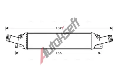 AVA QUALITY COOLING Chladi vzduchu intercooler AVA AI4294, AI4294