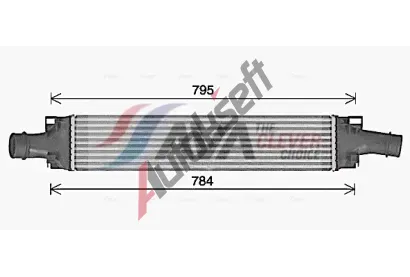 AVA QUALITY COOLING Chladi� vzduchu intercooler AVA AI4432, AI4432