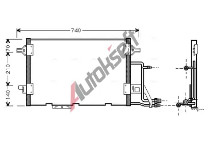 AVA QUALITY COOLING Kondenztor - klimatizace AVA AI5137, AI5137