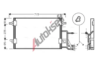 AVA QUALITY COOLING Kondenztor klimatizace AVA AI5173, AI5173
