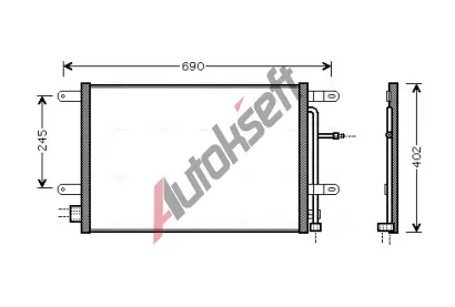 AVA QUALITY COOLING Kondenztor - klimatizace AVA AI5238, AI5238