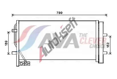 AVA QUALITY COOLING Kondenztor klimatizace ** CLEVER FIT ** AVA AI5382D, AI5382D
