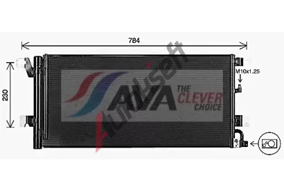 AVA QUALITY COOLING Kondenzátor klimatizace ** CLEVER FIT ** AVA AI5447D, AI5447D AVA QUALITY COOLING Kondenzátor klimatizace ** CLEVER FIT ** AVA AI5447D, AI5447D