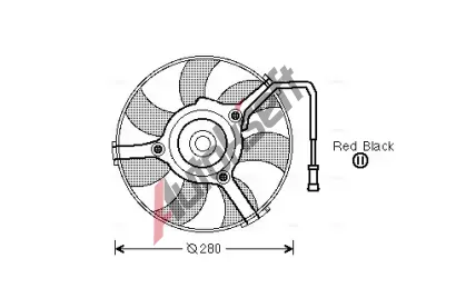 AVA QUALITY COOLING Vtrk chlazen motoru AVA AI7504, AI7504