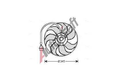 AVA QUALITY COOLING Vtrk chlazen motoru AVA AI7509, AI7509