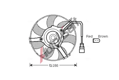 AVA QUALITY COOLING Vtrk chlazen motoru AVA AI7516, AI7516