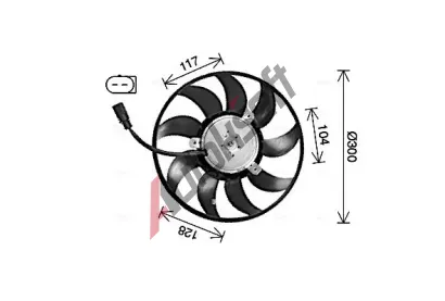 AVA QUALITY COOLING Vtrk chlazen motoru AVA AI7528, AI7528