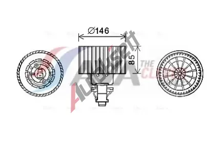 AVA QUALITY COOLING Vnit�n� ventil�tor AVA AI8374, AI8374