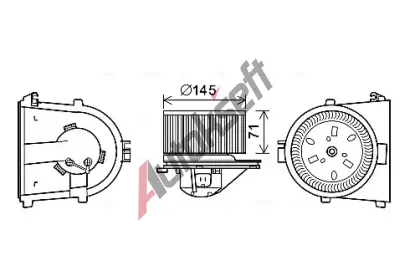 AVA QUALITY COOLING Vnitn ventiltor AVA AI8376, AI8376