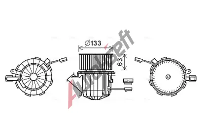 AVA QUALITY COOLING Vnitn ventiltor AVA AI8394, AI8394