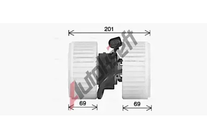 AVA QUALITY COOLING Vnitn ventiltor AVA AI8443, AI8443