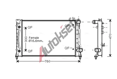 AVA QUALITY COOLING Chladič vody AVA AIA2158, AIA2158 AVA QUALITY COOLING Chladič vody AVA AIA2158, AIA2158