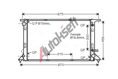 AVA QUALITY COOLING Chladič vody AVA AIA2309, AIA2309 AVA QUALITY COOLING Chladič vody AVA AIA2309, AIA2309