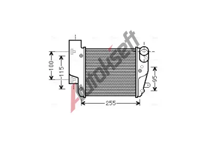 AVA QUALITY COOLING Chladič vzduchu intercooler AVA AIA4304, AIA4304  AVA QUALITY COOLING Chladič vzduchu intercooler AVA AIA4304, AIA4304