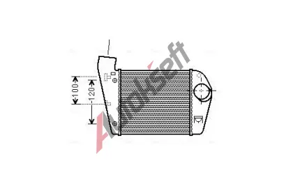 AVA QUALITY COOLING Chladič vzduchu intercooler AVA AIA4308, AIA4308  AVA QUALITY COOLING Chladič vzduchu intercooler AVA AIA4308, AIA4308